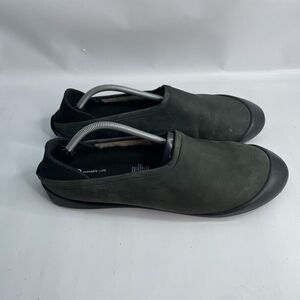 Mahabis Luxe Black Leather Comfort Slippers LU160101 Sz:‎ EU 47, US M 12.5-13